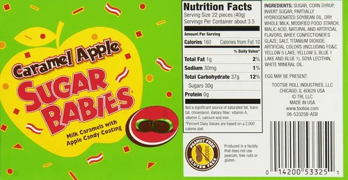 Miniatura 4 de Sugar Babies Caja de teatro de manzana caramelo 5oz.