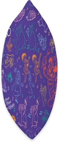 Miniatura 2 de Disney 100 Years Wonder Musical Friends D100 - Almohada de 16 x 16 pulgadas, multicolor