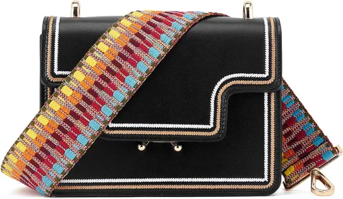 Miniatura 197 de ZOOEASS - Correa de repuesto para cartera, para colgar en el hombro o para cruzar, ancha y ajustable, de lona