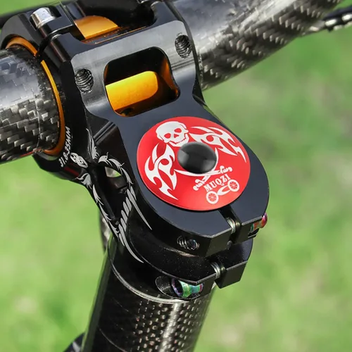 Miniatura 3 de 10 piezas M6 Tornillo Bike Stem Top Cap Bowl Tapas Delanteras Horquilla Tapas de Ciclismo Auriculares Ciclismo Tapa Superior de Tallo para Roadbike
