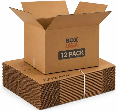 BOX USA Cajas de cartón corrugado de 12 x 9 x 8, pequeñas de 12 pulgadas de largo x 9 pulgadas de ancho x 8 pulgadas de alto, paquete de 25 | Envío,