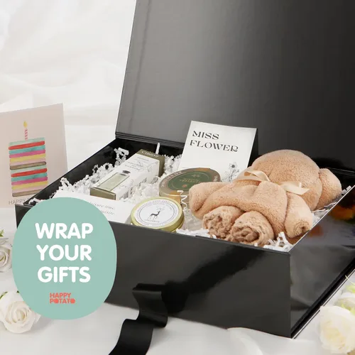 Miniatura 6 de HAPPY POTATO Caja de regalo grande con tapa y cinta, caja de propuesta de padrino, caja de regalo magnética para regalos