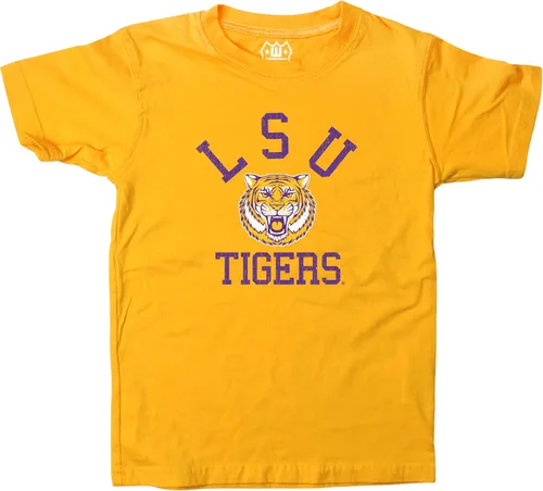 Miniatura 99 de Wes and Willy Camiseta de algodón orgánico de manga corta para niños de la NCAA rutgers scarlet knights rojo