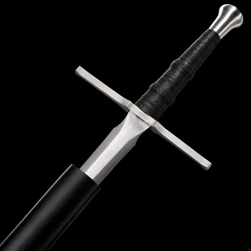 Miniatura 3 de YONG XIN SWORD - Espada, hecha a mano, práctica, acero al carbono 1095, espiga completa, afilada, vaina
