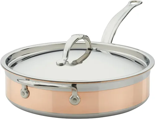 Miniatura 11 de Hestan - Colección CopperBond - Cacerola de cobre 100% puro, compatible con cocina de inducción, 1.5 cuartos