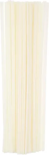 Miniatura 16 de MECCANIXITY Varillas de soldadura de plástico de 13.2 pulgadas, varillas redondas de doble hebra, varillas de soldadura ABS para soldador de Blanco