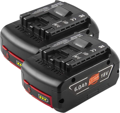 Miniatura 7 de TREE.NB 2 paquetes BAT609 6000mAh 18V batería de litio de repuesto para Bosch 18V herramientas eléctricas inalámbricas BAT609 BAT609G BAT610G BAT611
