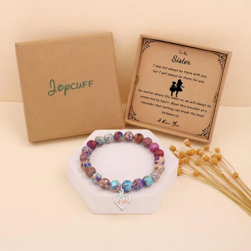 Miniatura 7 de Regalo único para mujer, regalo significativo para hija, nieta, joyería colorida para mujer, regalo para mamá, esposa, hermana, abuela, tía