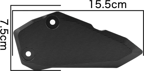 Miniatura 2 de Juego de reposapiés delantero para motociclista, protector de placas de talón (para vehículo Kawasaki) Ninja ZX-4R ZX-4RR ZX-25R (negro)