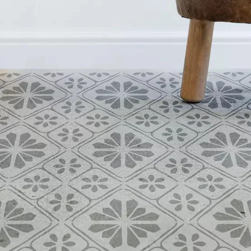 Miniatura 2 de HELLATHUND 4 plantillas de azulejos reutilizables de 12 x 12 pulgadas, plantillas de hormigón para patio, plantillas de piso grandes para diseño