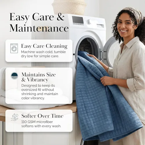 Miniatura 8 de Southshore Fine Living, Inc. Juego de ropa de cama con edredón tamaño Queen, edredón de verano tamaño Queen, ropa de cama resistente al pelo de 07