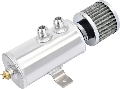 Miniatura 8 de EVIL ENERGY Lata de Captura de Aceite 10an, lata universal de 750 ml con deflector, con filtro de respiración, tanque de respiración de aluminio