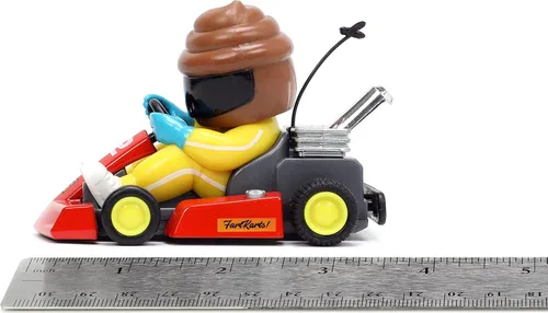 Miniatura 7 de Jada Toys Fart Karts The Skid Pull Back Car, juguetes de 3.5 pulgadas para niños a partir de 6 años (32787)