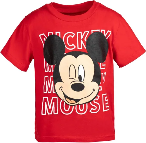 Miniatura 2 de Disney Mickey Mouse - Conjunto de camiseta y pantalones cortos para bebé a niño grande