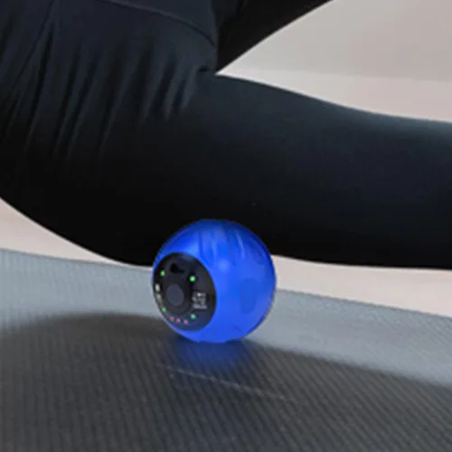 Miniatura 4 de Master Massage Clinton - Pelota de masaje de vibración ligera con 5 velocidades de nivel para masaje de múltiples piezas, color negro