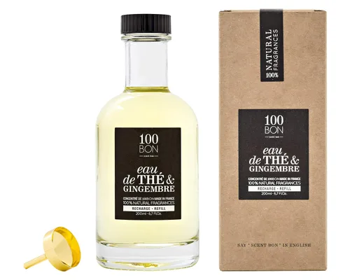 Miniatura 7 de 100BON Eau De The & Gingembre - Aroma de té y jengibre para mujeres y hombres, fragancia orgánica energizante, notas dulces, cítricas y picantes