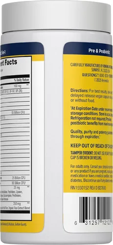 Miniatura 3 de Renew Life Cápsulas probióticas para el cuidado del colon, suplemento diario que ofrece apoyo para el colon, L. Rhamnosus GG, sin lácteos, soja