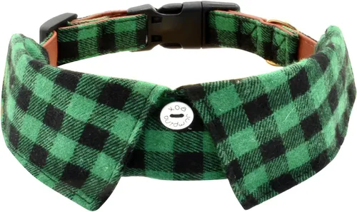Miniatura 7 de Collar de algodón para perro con corbatín, cómodo y ajustable con bonito diseño de solapa, para mascotas pequeñas, medianas y grandes