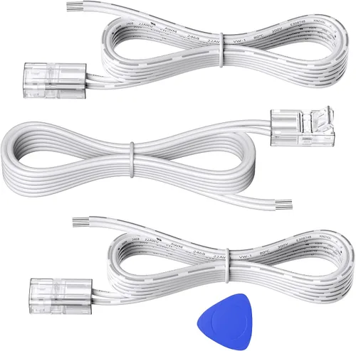 Miniatura 8 de Emitever Cable de pared LED de iluminación de alambre de cobre, calibre 18, multicolor, 26 pies
