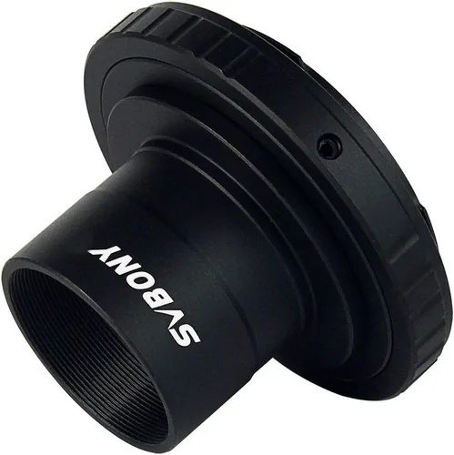 Miniatura 2 de SVBONY Adaptador de foto para telescopio, adaptador T y adaptador de anillo T T2 de 1.25 pulgadas, accesorio para telescopio compatible con cámara