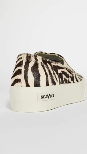 Miniatura 4 de SEAVEES Zapatos deportivos Baja sin cordones con plataforma para mujer