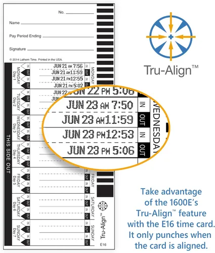 Miniatura 6 de Lathem, reloj con tecnología Tru-Align
