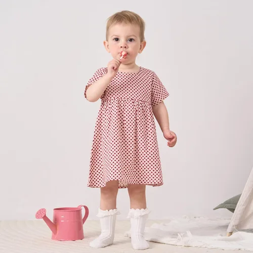 Miniatura 34 de pureborn Vestido de bebé niña 0-24 meses
