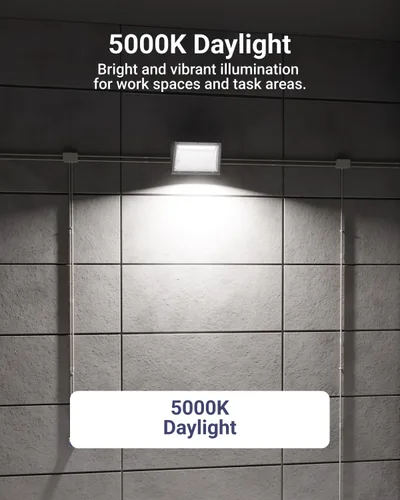 Miniatura 3 de Sunco - Paquete de pared LED de 120 W, sensor de fotocélula del anochecer al amanecer, industrial, regulable, impermeable, grado comercial