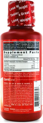 Miniatura 2 de iSatori L-Carnitina 1500, suplemento líquido de triple mezcla de L carnitina, con acetilo y tartrato, energía libre de estimulantes, baja