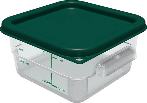Miniatura 3 de Carlisle FoodService Products Squares - Recipiente cuadrado para almacenamiento de alimentos con diseño apilable para catering, bufés, restaurantes