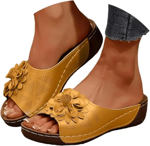 Miniatura 6 de Sandalias ortopédicas para mujer, con soporte de arco, sandalias de verano elegantes, pantuflas ortopédicas, cómodas, zapatos para caminar