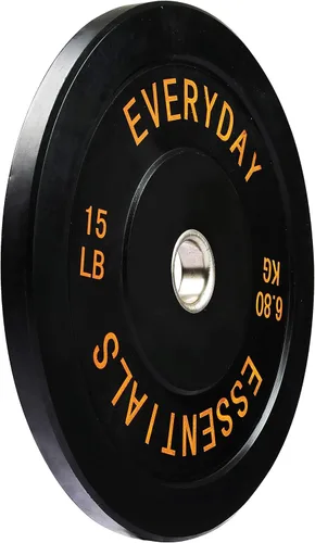 Miniatura 3 de Fitvids Placas de Tope Olímpicas de 2 Pulgadas, Placas de Peso Perfectas para Levantamiento de Pesas y Entrenamiento de Fuerza, Múltiples Pesos