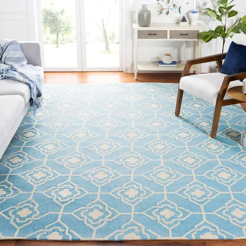 Miniatura 10 de SAFAVIEH Four Seasons Collection FRS233F FRS233F - Alfombra de pasillo floral con gancho a mano, 2 pies 3 pulgadas x 8 pies, color gris y dorado