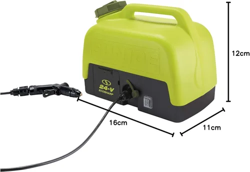 Miniatura 10 de Sun Joe IONMAX WA24C-LTE - Lavadora eléctrica inalámbrica a presión con batería de 2.0 Ah, cargador y boquilla ajustable, 1.5 GPM, motor de 90 W