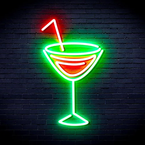 Miniatura 10 de AdvPro Seco Martini Flex Silicona LED Neon Sign - Azul - st16s32-fnu0207-b