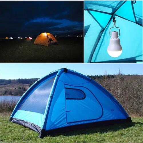 Miniatura 3 de Lámpara solar con control remoto, luces LED portátiles, panel de energía solar, iluminación LED para campamento, tienda de campaña, pesca nocturna