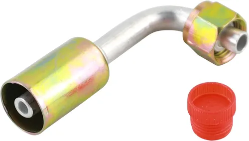 Miniatura 7 de Juego de accesorios de aire acondicionado #6 AC Juego de accesorios hembra con junta tórica Beadlock 5/8-18UNF Incluye recta 45 90 grados
