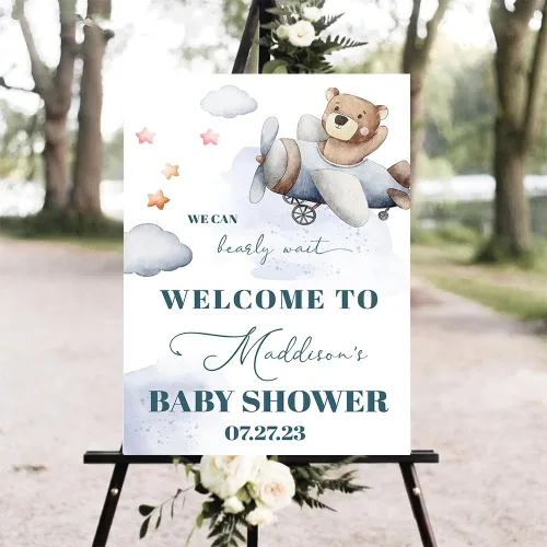 Miniatura 15 de Personalized Baby Shower Welcome Sign, Baby Shower Decoration Customised Baby Shower Party Sign Decor, Baby Shower Sign, Yard Sign Oudoor Party #10