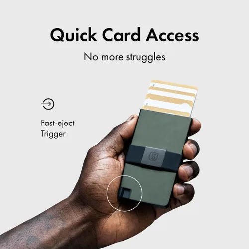 Miniatura 22 de Ekster Aluminum Cardholder Wallet for Men Metal Wallets with RFID Blocking Layer Slim & Minimalist Aluminum Wallet with Push Button for Quick