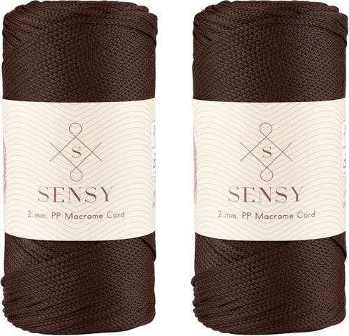 Miniatura 77 de Sensy Premium Cuerda de Poliéster de 2mm 251 Yardas Cuerda de Polipropileno 100% Cordón de Macramé 2mm Cordón para Bolsa de Ganchillo Cuerda