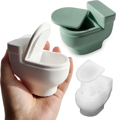 Miniatura 9 de Wehous Juego de moldes de silicona con forma de taza de té y platillo, recipiente de resina creativa, bandeja de almacenamiento de frascos, soporte