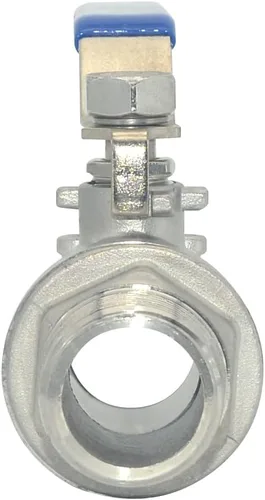 Miniatura 5 de DAN SPEED Válvula de bola de puerto completo macho x hembra S304 de acero inoxidable resistente para agua, aceite y gas, 1000WOG (1 pulgada)