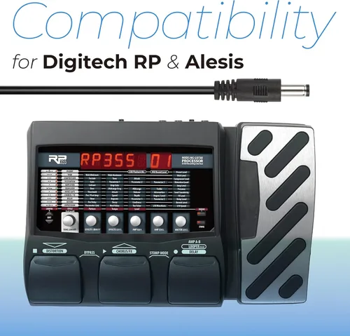 Miniatura 3 de Cargador adaptador de corriente alterna 9VAC para Digitech RP100 RP150 RP200 RP300 RP350 RP3 RP250 RP200A RP250 RP255 RP350 RP300A RP355 Pedal