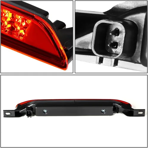 Miniatura 4 de DNA MOTORING 3BL-JGC11-LED-BK - Tercera luz de freno LED de montaje alto con carcasa negra