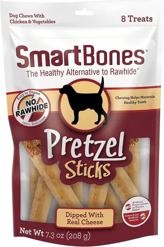Miniatura 3 de SmartBones Sin colores artificiales ni conservantes masticables estilo pretzel, dale a tu perro un divertido masticable sin cuero crudo
