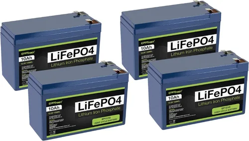 Miniatura 10 de ExpertPower - Baterías recargables de ciclo profundo LiFePO4 de litio de 12 V