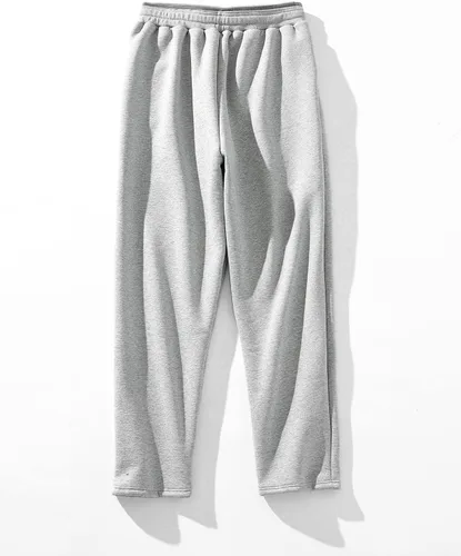 Miniatura 4 de HeSaYep Pantalones deportivos de forro polar para hombre, con forro de sherpa, pantalones cálidos de invierno, pantalones deportivos con bolsillos