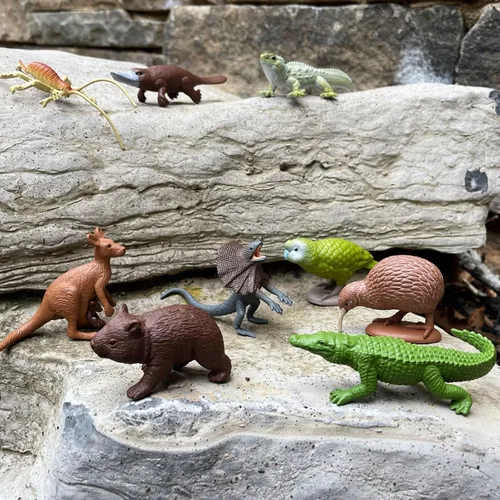 Miniatura 6 de Safari Ltd. Figuras de juguete del continente australiano Colección TOOB No tóxicas y sin BPA Animales de juguete Adecuadas para edades de 3