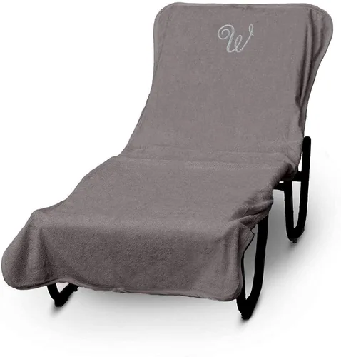 Miniatura 47 de Luxury Hotel & Spa - Funda para Tumbona de Piscina con Monograma, Letras Bordadas en Bloque - Extra Absorbente 100% Algodón Turco - Rizo Suave