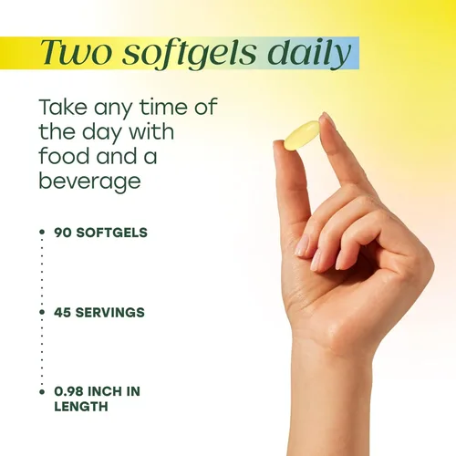 Miniatura 6 de MegaFood Suplementos Omega 3 de aceite de pescado de 2000 mg – Sin eructos y aceite de limón infundido – Suplemento de apoyo para corazón, cerebro
